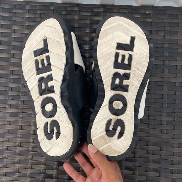 Sorel Viibe crisscross platform, slide sandals, women’s size 9.5 - Picture 6 of 8